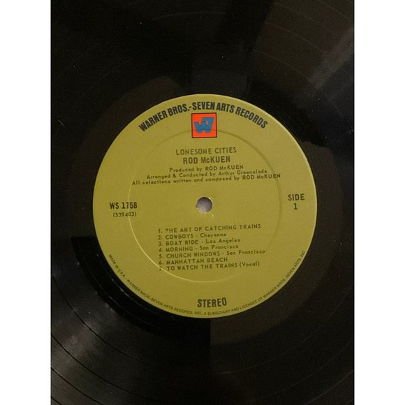Rod McKuen: Lonesome Cities Vintage Vinyl Record - Picture 10 of 13